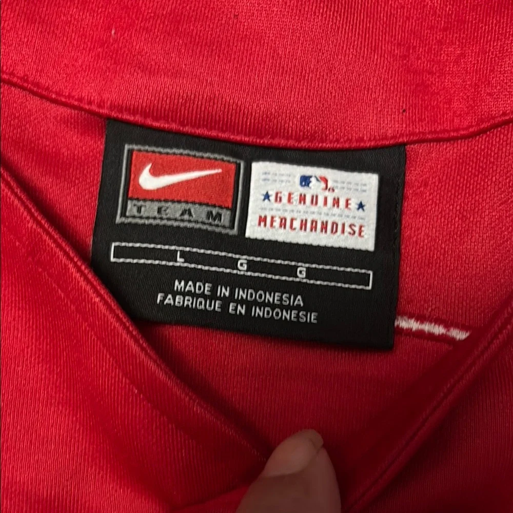 Nike Red and Navy Men's Jersey - Picture 5 of 9